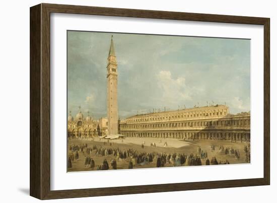 Piazza San Marco in Venice-Francesco Guardi-Framed Giclee Print