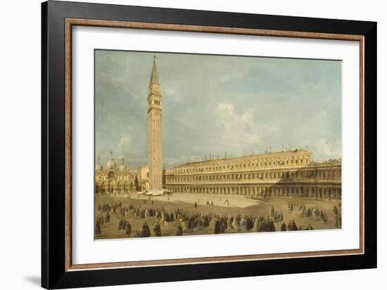 Piazza San Marco in Venice-Francesco Guardi-Framed Giclee Print