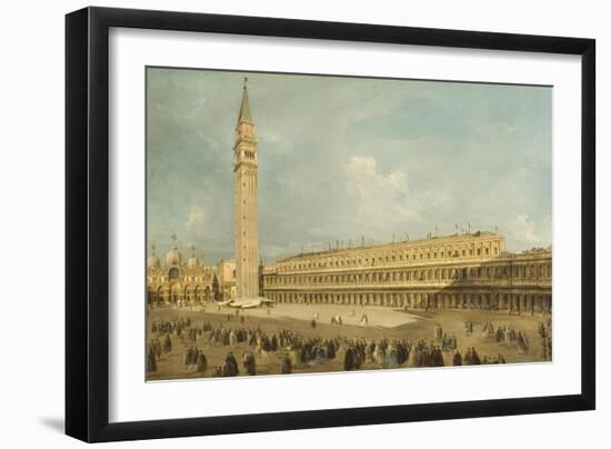 Piazza San Marco in Venice-Francesco Guardi-Framed Giclee Print