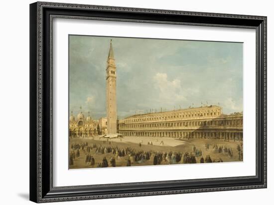 Piazza San Marco in Venice-Francesco Guardi-Framed Giclee Print