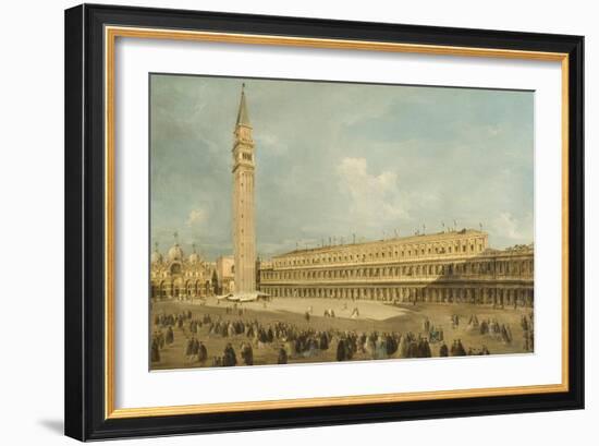 Piazza San Marco in Venice-Francesco Guardi-Framed Giclee Print