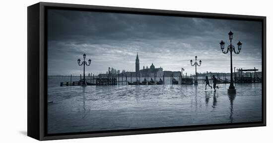 Piazza San Marco Looking across to San Giorgio Maggiore, Venice, Italy-Jon Arnold-Framed Premier Image Canvas