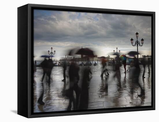 Piazza San Marco Looking across to San Giorgio Maggiore, Venice, Italy-Jon Arnold-Framed Premier Image Canvas