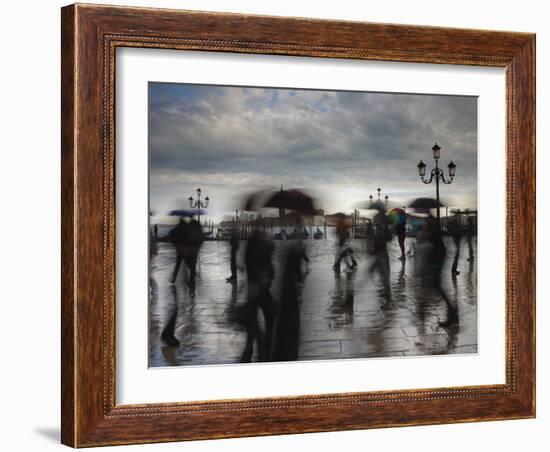 Piazza San Marco Looking across to San Giorgio Maggiore, Venice, Italy-Jon Arnold-Framed Photographic Print