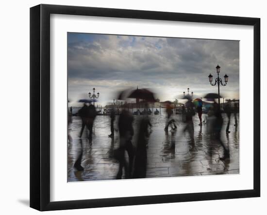 Piazza San Marco Looking across to San Giorgio Maggiore, Venice, Italy-Jon Arnold-Framed Photographic Print