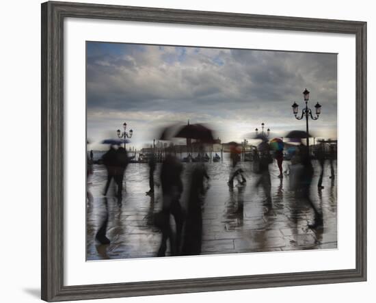 Piazza San Marco Looking across to San Giorgio Maggiore, Venice, Italy-Jon Arnold-Framed Photographic Print