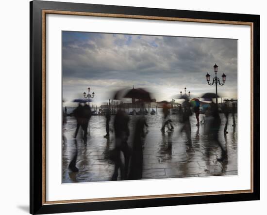 Piazza San Marco Looking across to San Giorgio Maggiore, Venice, Italy-Jon Arnold-Framed Photographic Print