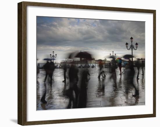 Piazza San Marco Looking across to San Giorgio Maggiore, Venice, Italy-Jon Arnold-Framed Photographic Print