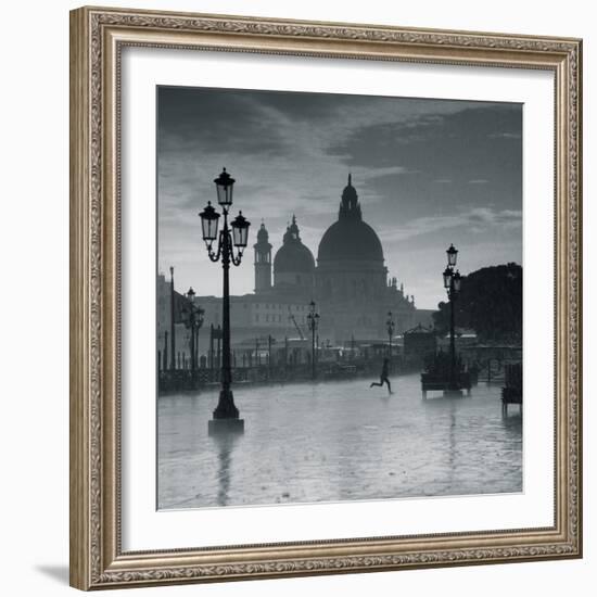 Piazza San Marco Looking across to Santa Maria Della Salute, Venice, Italy-Jon Arnold-Framed Photographic Print