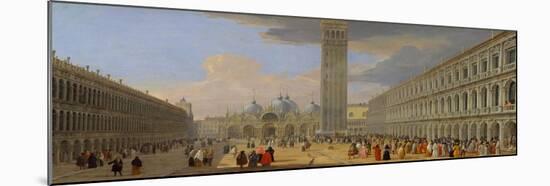 Piazza San Marco, Venice, c.1709-Luca Carlevaris-Mounted Giclee Print