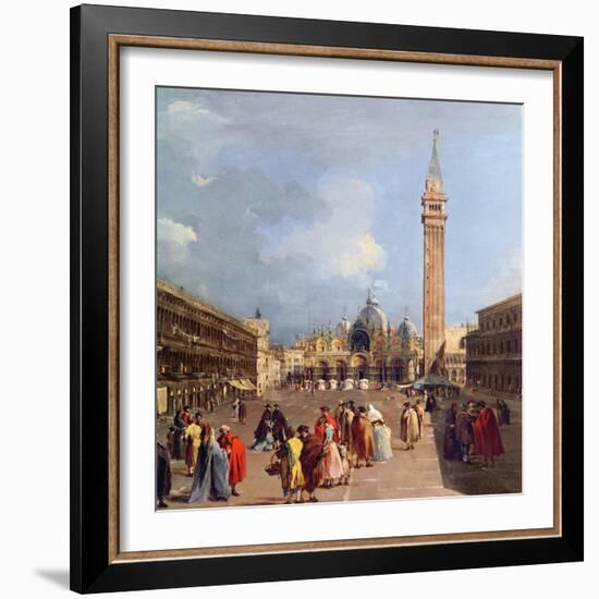 Piazza San Marco, Venice, c.1760-Francesco Guardi-Framed Giclee Print