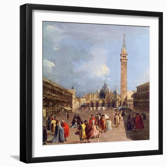 Piazza San Marco, Venice, c.1760-Francesco Guardi-Framed Giclee Print