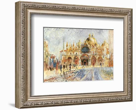 Piazza San Marco, Venice-Pierre-Auguste Renoir-Framed Art Print