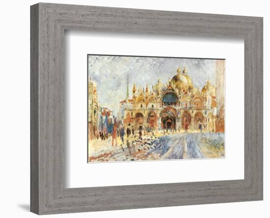 Piazza San Marco, Venice-Pierre-Auguste Renoir-Framed Art Print