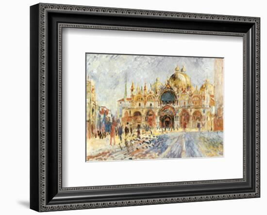 Piazza San Marco, Venice-Pierre-Auguste Renoir-Framed Art Print