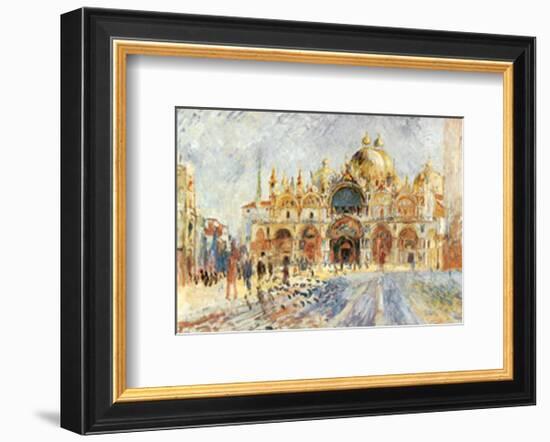 Piazza San Marco, Venice-Pierre-Auguste Renoir-Framed Art Print