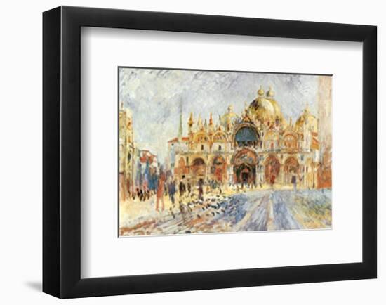 Piazza San Marco, Venice-Pierre-Auguste Renoir-Framed Art Print