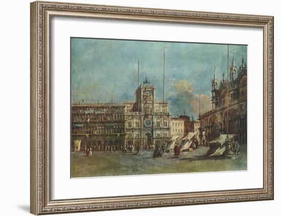 Piazza San Marco, Venice-Francesco Guardi-Framed Collectable Print