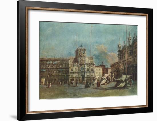 Piazza San Marco, Venice-Francesco Guardi-Framed Collectable Print