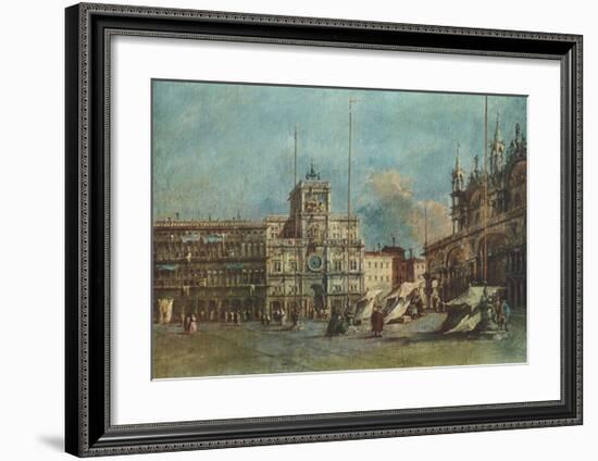 Piazza San Marco, Venice-Francesco Guardi-Framed Collectable Print