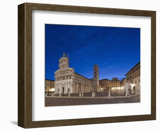 Piazza San Michele, Lucca, Italy-Rob Tilley-Framed Photographic Print