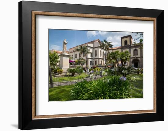 Piazza Sant Antonino, Sorrento, Costiera Amalfitana (Amalfi Coast)-Frank Fell-Framed Photographic Print