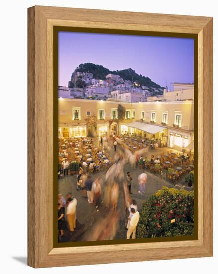 Piazzetta, Capri Town, Capri, Bay of Naples, Italy-Demetrio Carrasco-Framed Premier Image Canvas