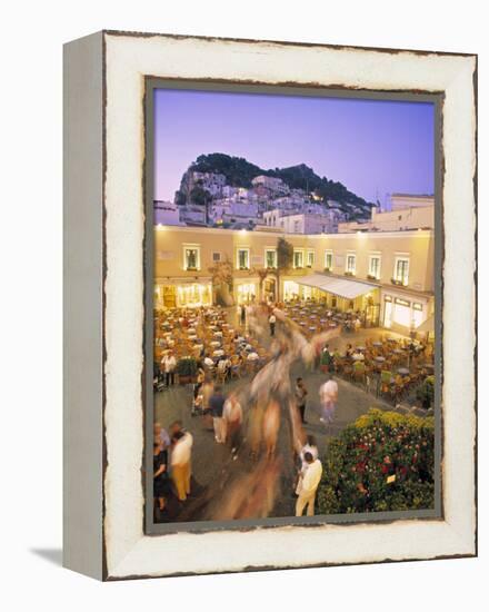 Piazzetta, Capri Town, Capri, Bay of Naples, Italy-Demetrio Carrasco-Framed Premier Image Canvas