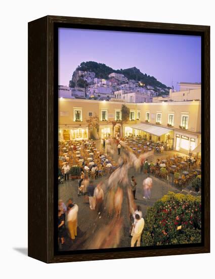 Piazzetta, Capri Town, Capri, Bay of Naples, Italy-Demetrio Carrasco-Framed Premier Image Canvas