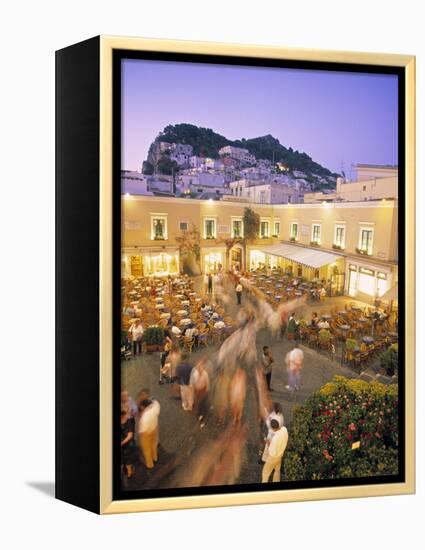 Piazzetta, Capri Town, Capri, Bay of Naples, Italy-Demetrio Carrasco-Framed Premier Image Canvas