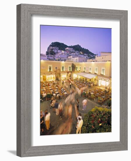 Piazzetta, Capri Town, Capri, Bay of Naples, Italy-Demetrio Carrasco-Framed Photographic Print