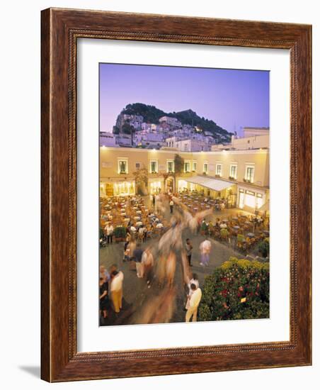 Piazzetta, Capri Town, Capri, Bay of Naples, Italy-Demetrio Carrasco-Framed Photographic Print