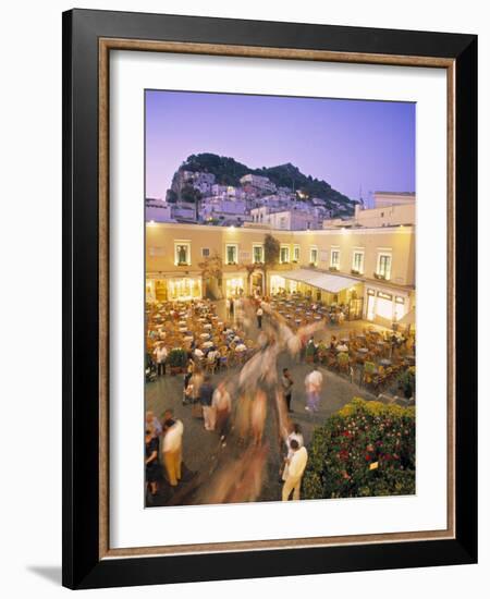 Piazzetta, Capri Town, Capri, Bay of Naples, Italy-Demetrio Carrasco-Framed Photographic Print