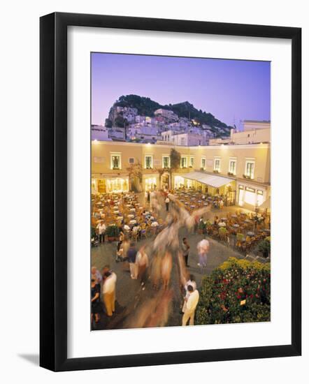 Piazzetta, Capri Town, Capri, Bay of Naples, Italy-Demetrio Carrasco-Framed Photographic Print