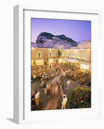 Piazzetta, Capri Town, Capri, Bay of Naples, Italy-Demetrio Carrasco-Framed Photographic Print