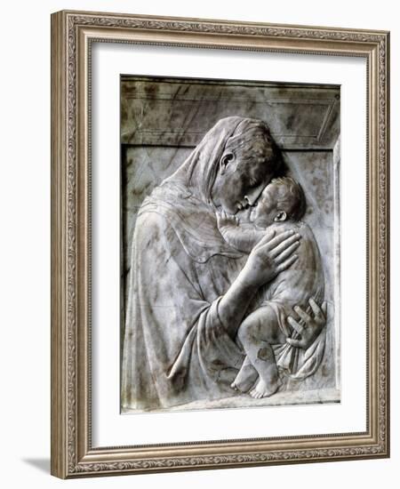 Piazzi Madonna (Virgin and Child), 1420-1430S-Donatello-Framed Giclee Print