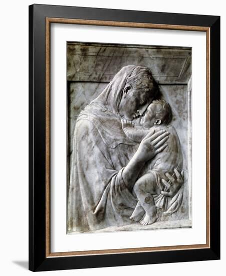 Piazzi Madonna (Virgin and Child), 1420-1430S-Donatello-Framed Giclee Print