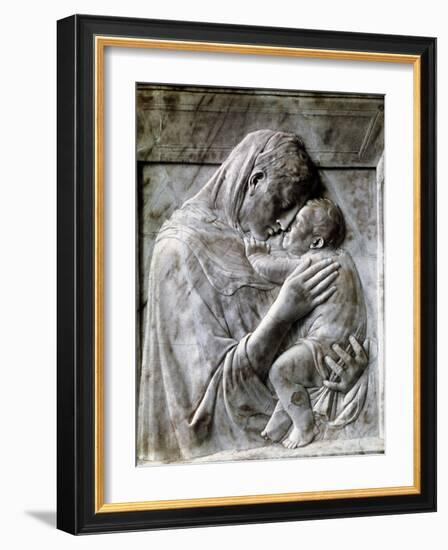 Piazzi Madonna (Virgin and Child), 1420-1430S-Donatello-Framed Giclee Print