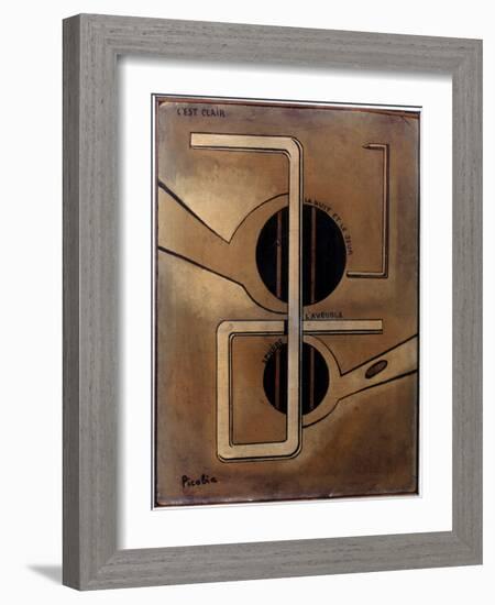 Picabia: C'Est Clair, C1917-Francis Picabia-Framed Giclee Print