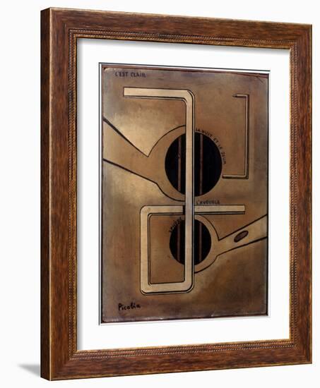 Picabia: C'Est Clair, C1917-Francis Picabia-Framed Giclee Print