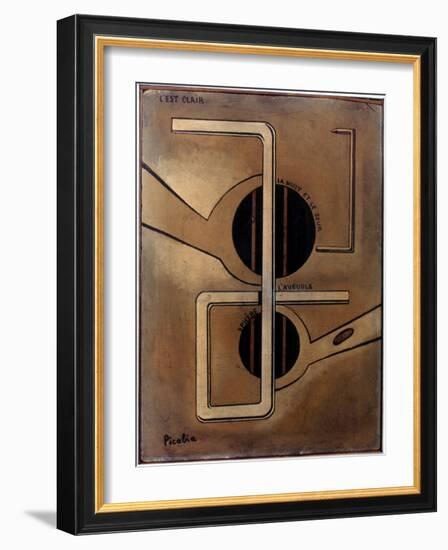 Picabia: C'Est Clair, C1917-Francis Picabia-Framed Giclee Print