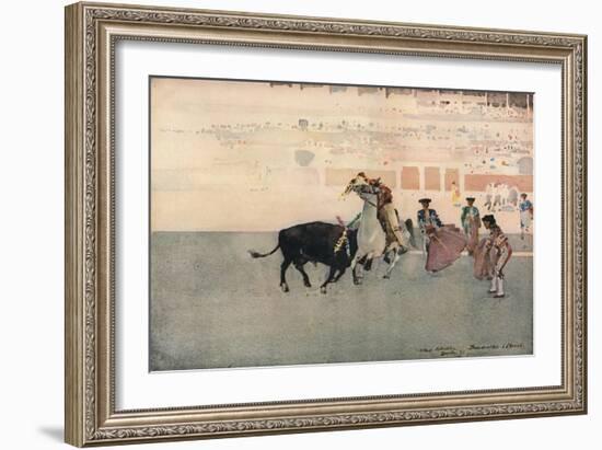 Picadors, Seville, 1893-Arthur Melville-Framed Giclee Print