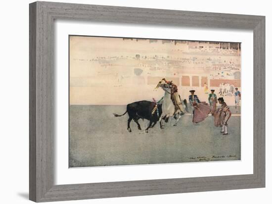 Picadors, Seville, 1893-Arthur Melville-Framed Giclee Print