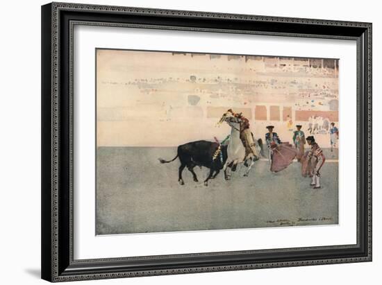 Picadors, Seville, 1893-Arthur Melville-Framed Giclee Print