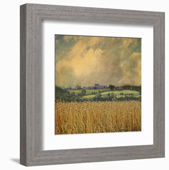 Picardy Wheat-Dawne Polis-Framed Art Print