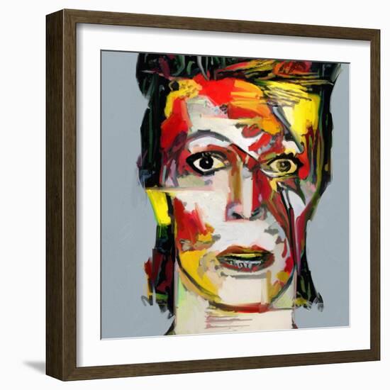 Picasso Reimagined - David Bowie 2-Mark Gordon-Framed Giclee Print