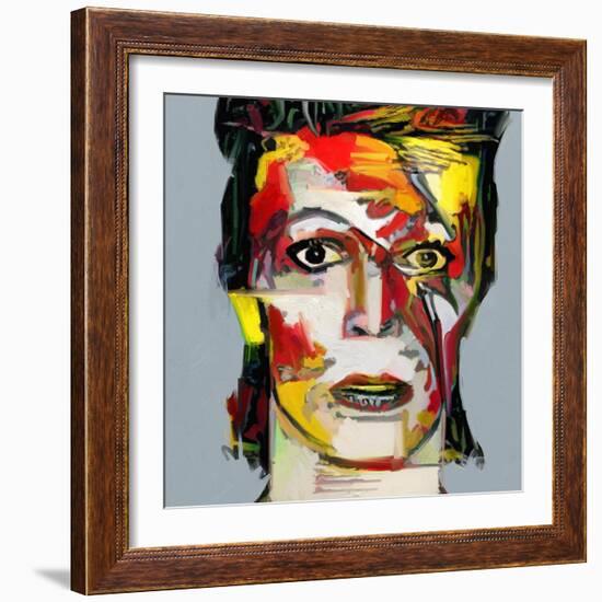 Picasso Reimagined - David Bowie 2-Mark Gordon-Framed Giclee Print