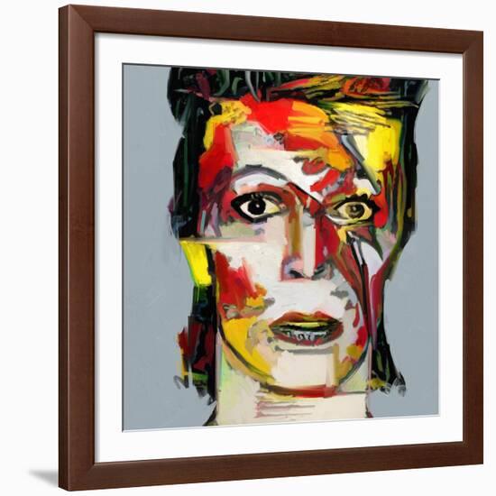 Picasso Reimagined - David Bowie 2-Mark Gordon-Framed Giclee Print