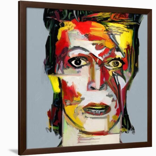 Picasso Reimagined - David Bowie 2-Mark Gordon-Framed Premium Giclee Print