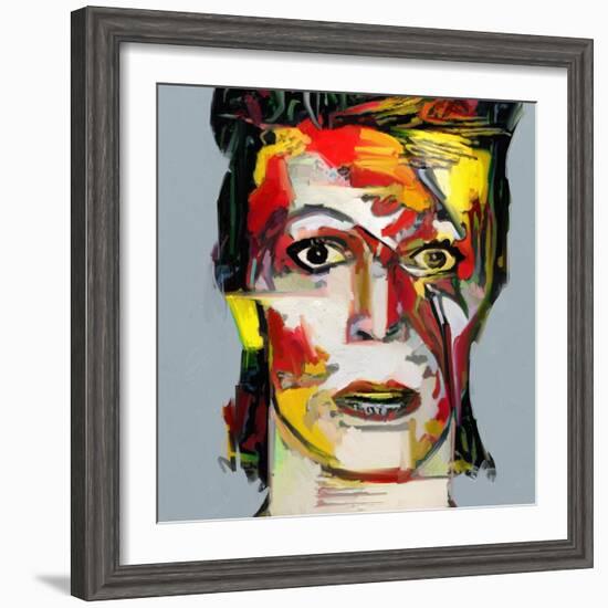 Picasso Reimagined - David Bowie 2-Mark Gordon-Framed Premium Giclee Print